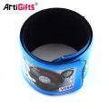 pvc reflective slap band wristband